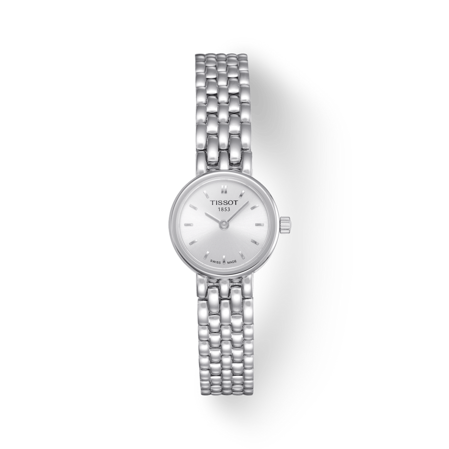 Tissot T Lady Lovely Silver Dial Silver Steel Strap Watch For Women - T058.009.11.031.00
