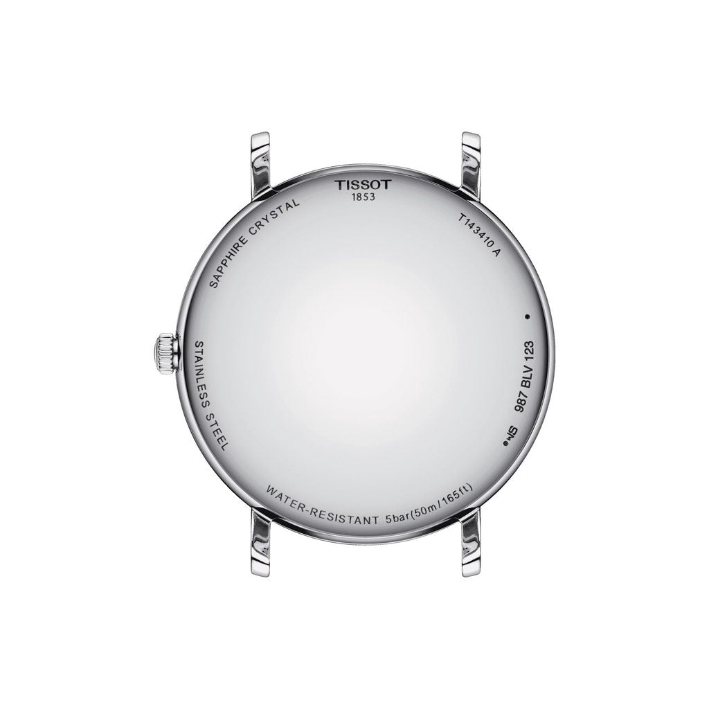 Tissot Everytime Gent Green Dial Silver Mesh Bracelet Watch for Men - T143.410.11.091.00