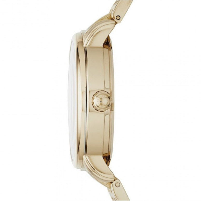 Marc Jacobs Amy Gold Dial Gold Leather Strap Watch for Women - MBM8627