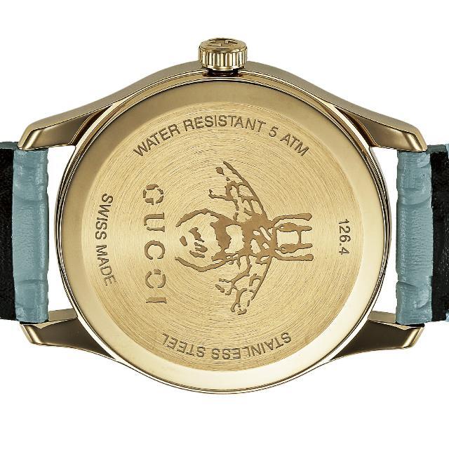Gucci G Timeless Quartz Blue Dial Blue Leather Strap Watch For Men - YA1264097