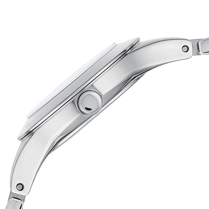 Emporio Armani Chiara Mother of Pearl Dial Silver Steel Strap Watch for Women - AR7425