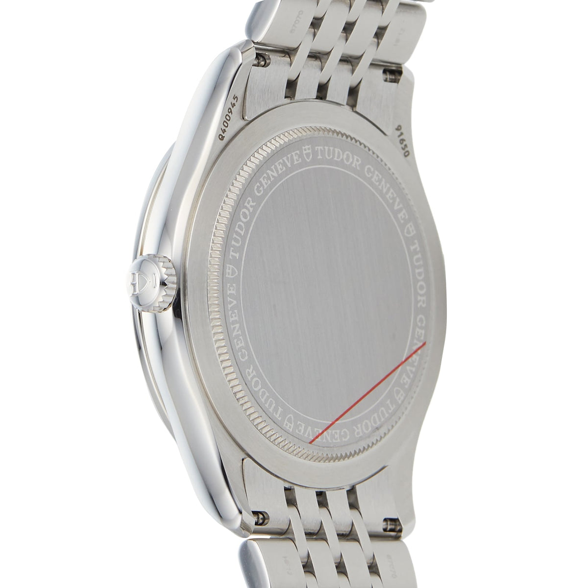 Tudor 1926 Automatic Black Dial Silver Steel Strap Watch for Men - M91650-0002