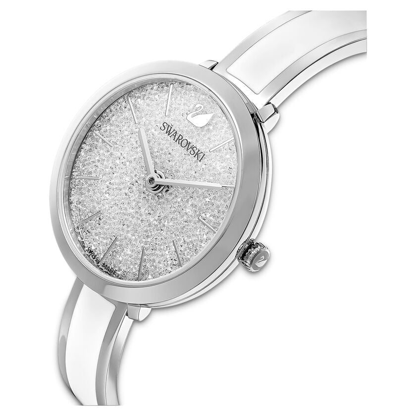 Swarovski Crystalline Delight Silver Dial Two Tone Steel Strap Watch for Women - 5580537