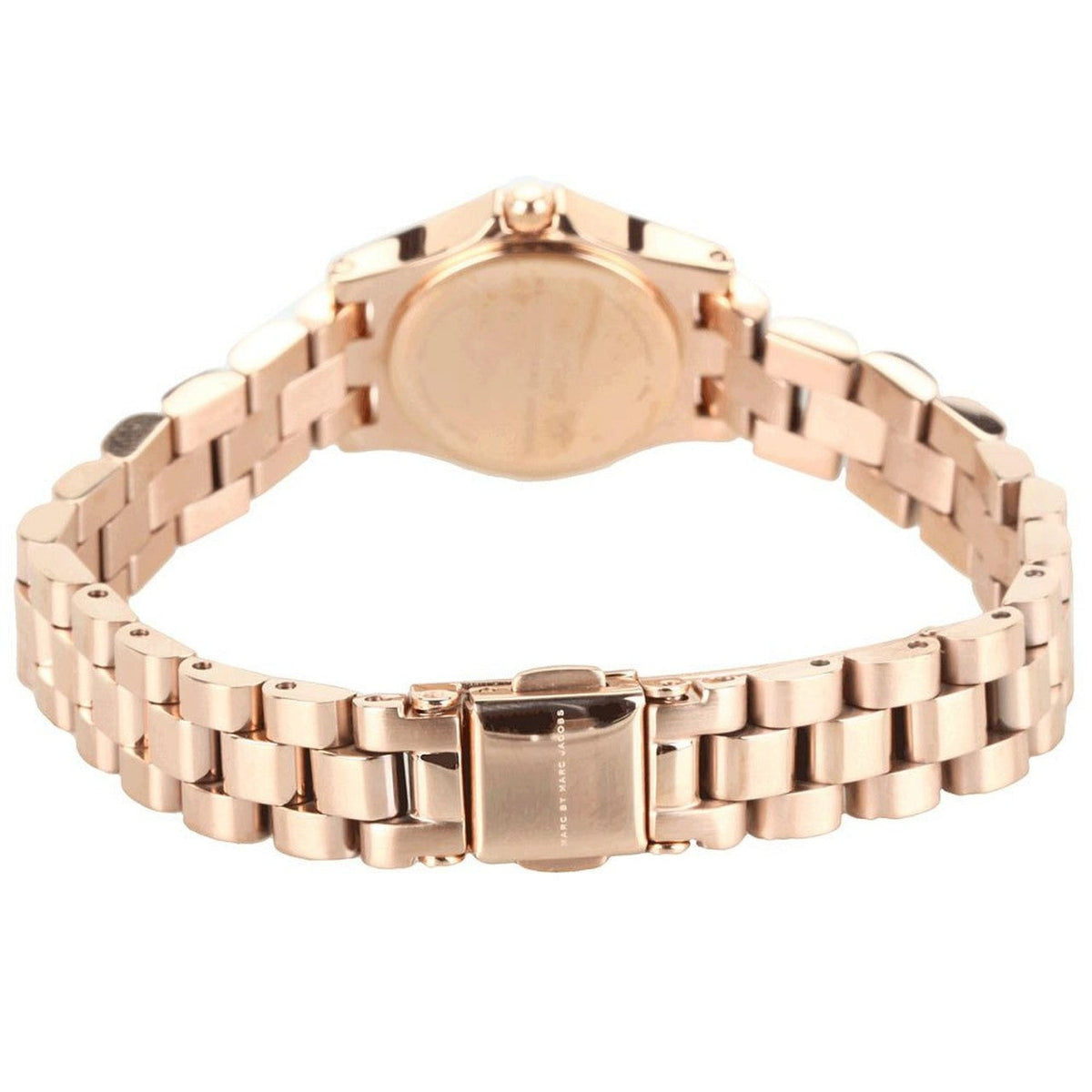 Marc Jacobs Dinky Rose Gold Dial Rose Gold Steel Strap Watch for Women - MBM3200