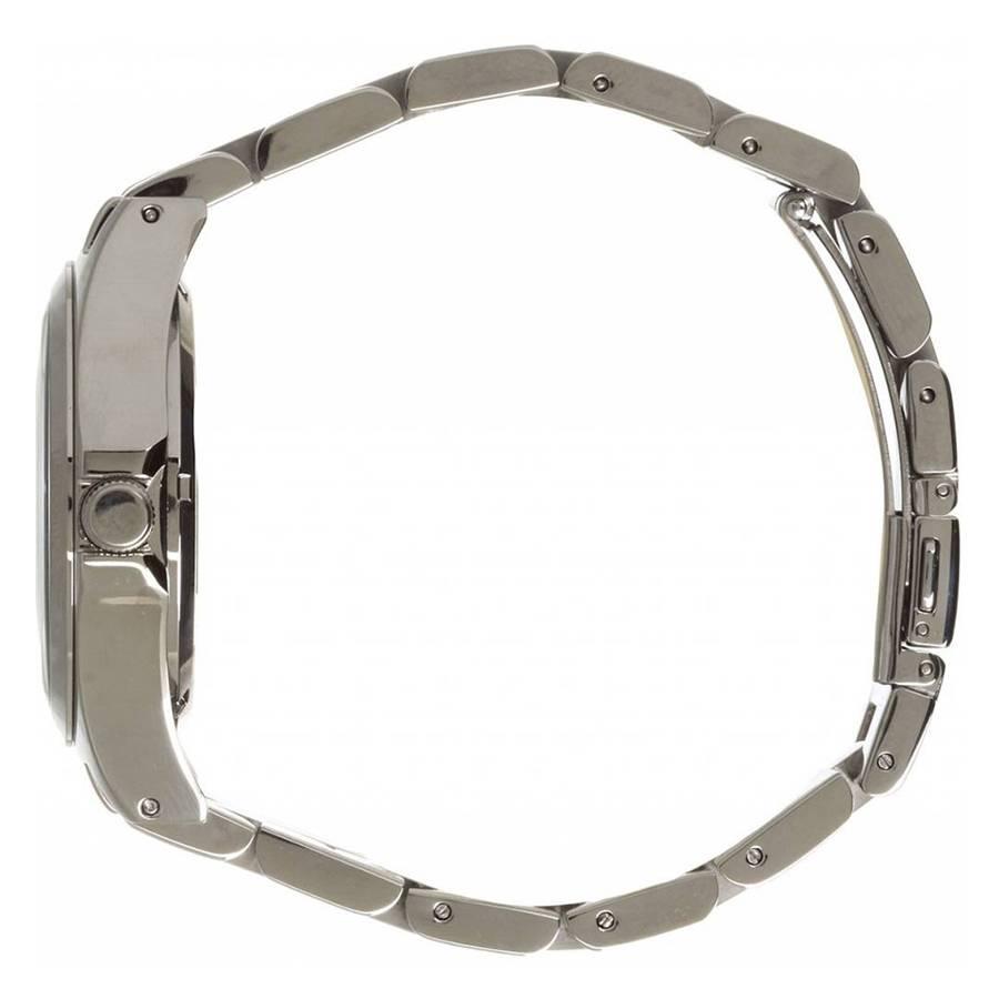 Marc Jacobs Henry Transparent Silver Dial Silver Steel Strap Watch for Women - MBM3205