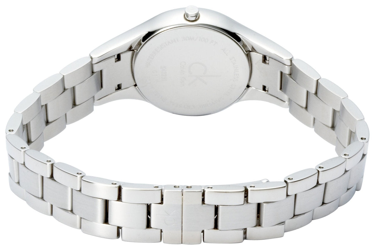 Calvin Klein Simplicity Silver Dial Silver Steel Strap Watch for Women - K4323120
