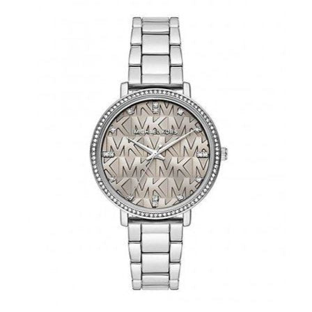 Michael Kors Pyper Analog Gray Dial Silver Steel Strap Watch For Women -  MK4672