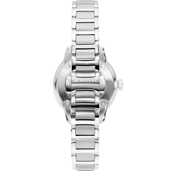 Burberry The Classic Silver Dial Silver Steel Strap Watch for Women - BU10108