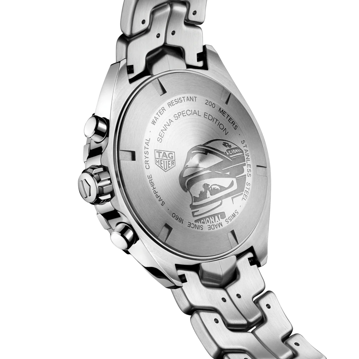 Tag Heuer Formula 1 Ayrton Senna Special Edition Grey Dial Silver Steel Strap Watch for Men - CAZ101AF.BA0637