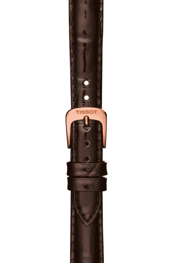Tissot Carson White Dial Brown Leather Strap Watch For Women - T085.210.36.012.00