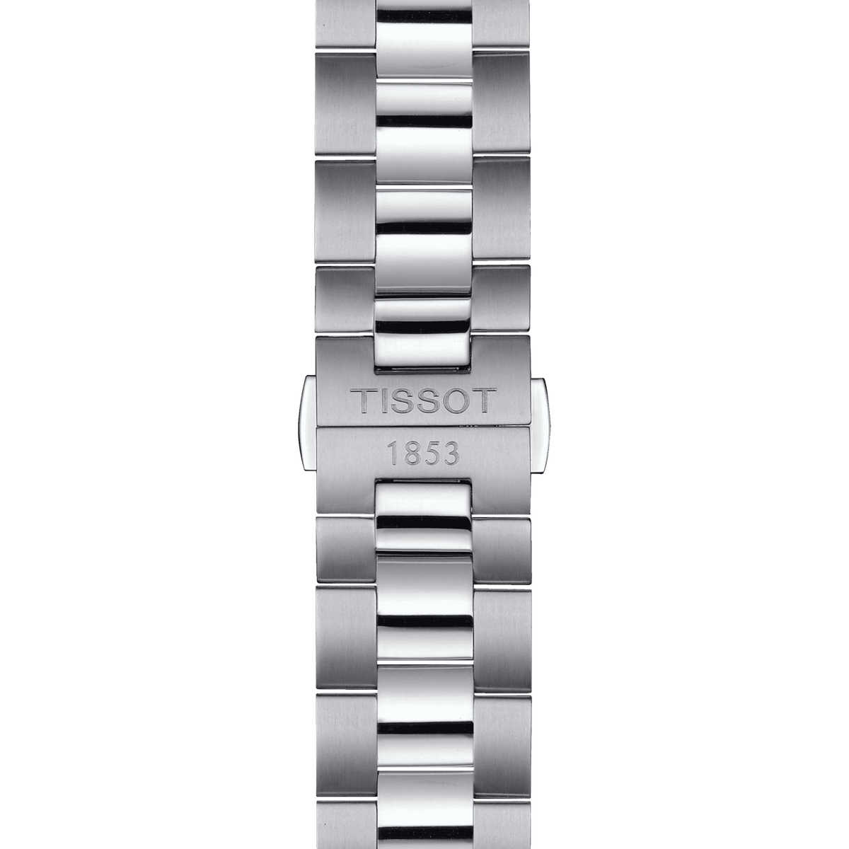 Tissot Gentleman Powermatic 80 Silicium Ice Blue Silver Steel Strap Watch For Men - T127.407.11.351.00