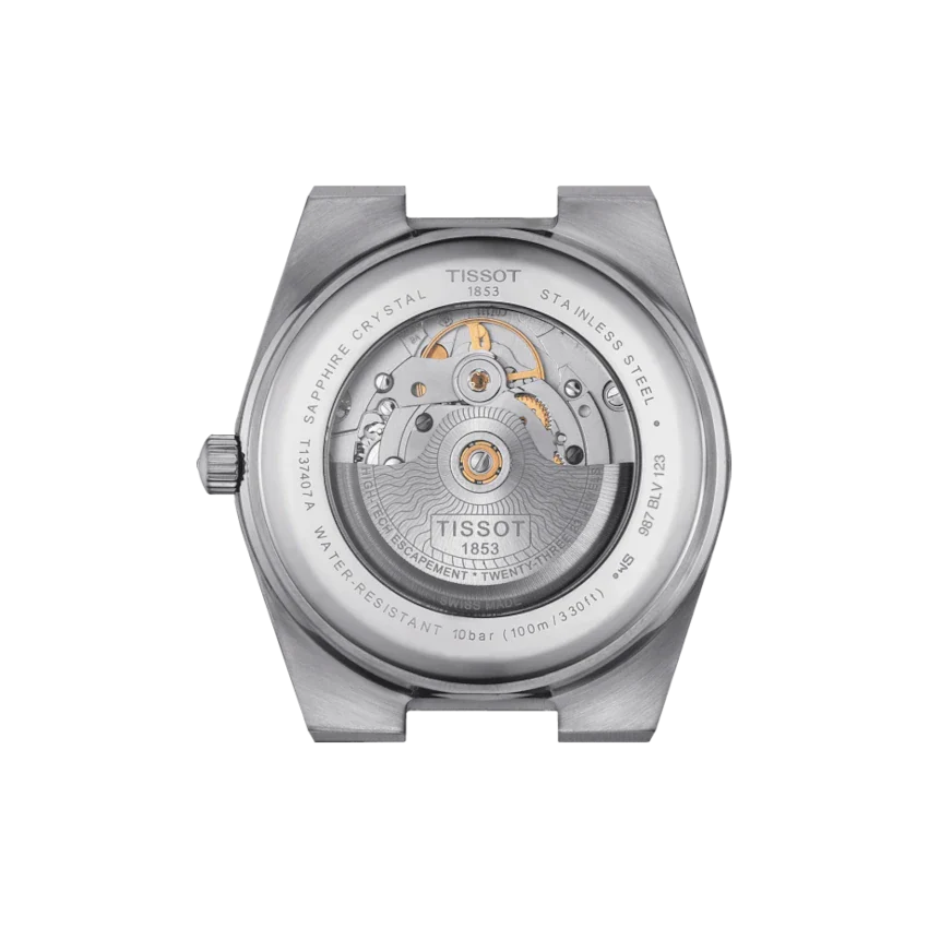 Tissot PRX Powermatic 80 Silver Dial Silver Steel Strap Watch For Men - T1374072203100