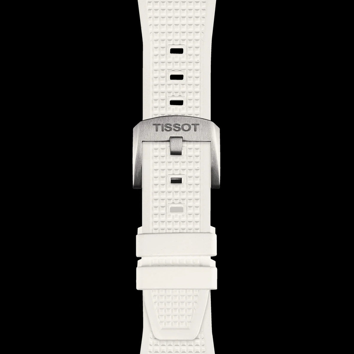Tissot PRX 40 White Dial White Rubber Strap Watch For Men -  T137.410.17.011.00