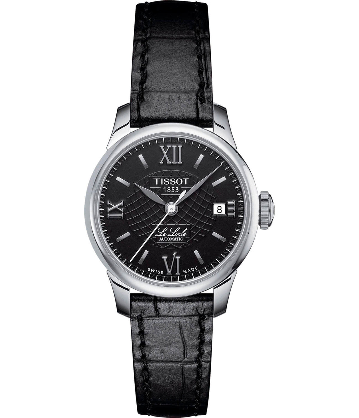 Tissot Le Locle Automatic Leather Strap Watch For Women - T41.123.57