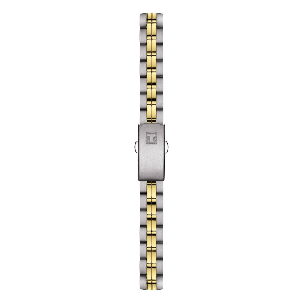 Tissot T Classic PR100 White Dial Two Tone Steel Strap Watch For Women - T049.210.22.032.00