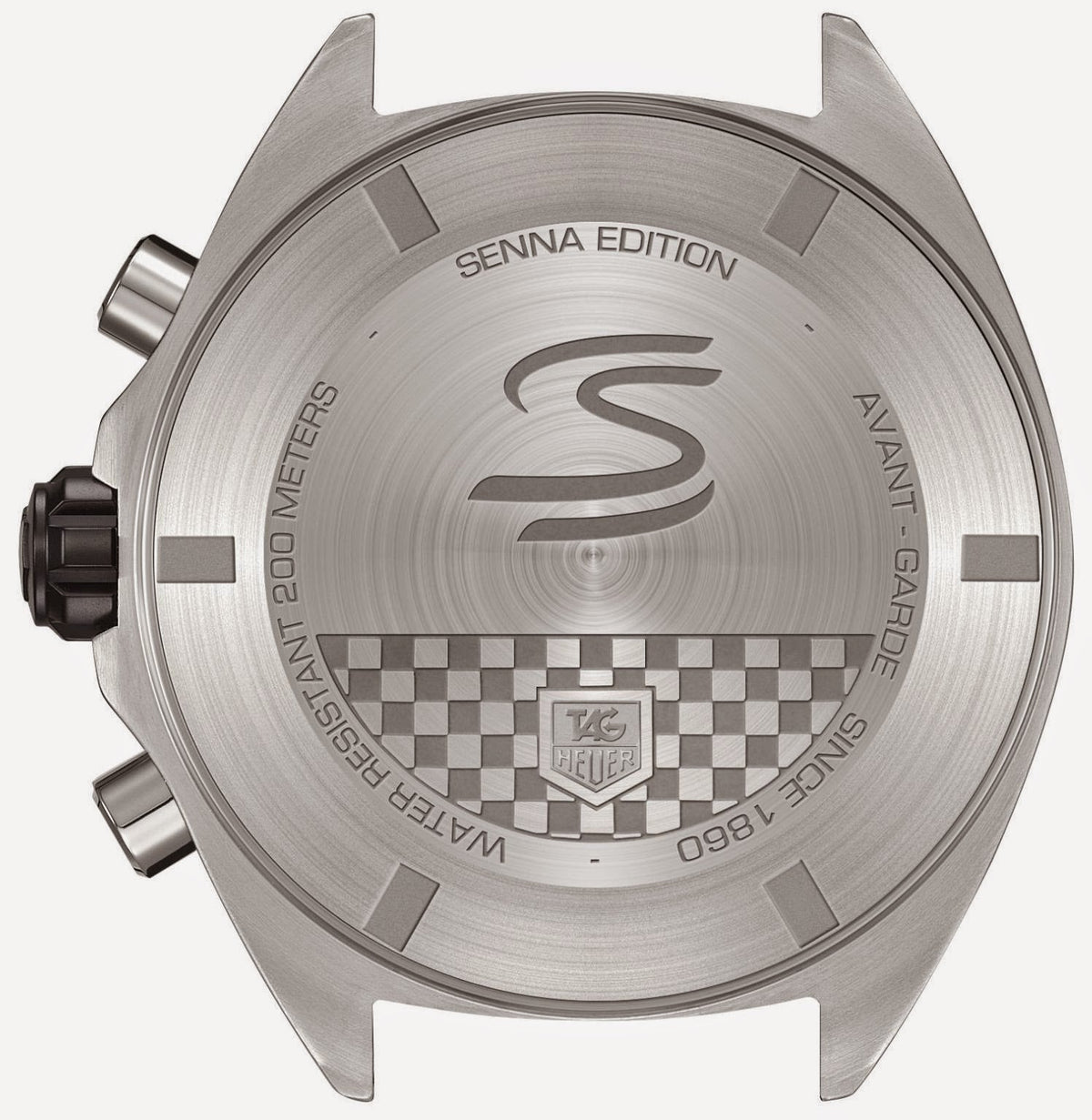 Tag Heuer Formula 1 Senna Limited Edition Chronograph Black Dial Silver Steel Strap Watch for Men - CAZ1013.BA0883