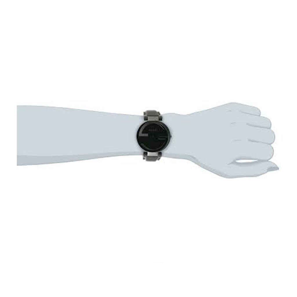 Gucci Interlocking G Black Dial Watch For Women - YA133302