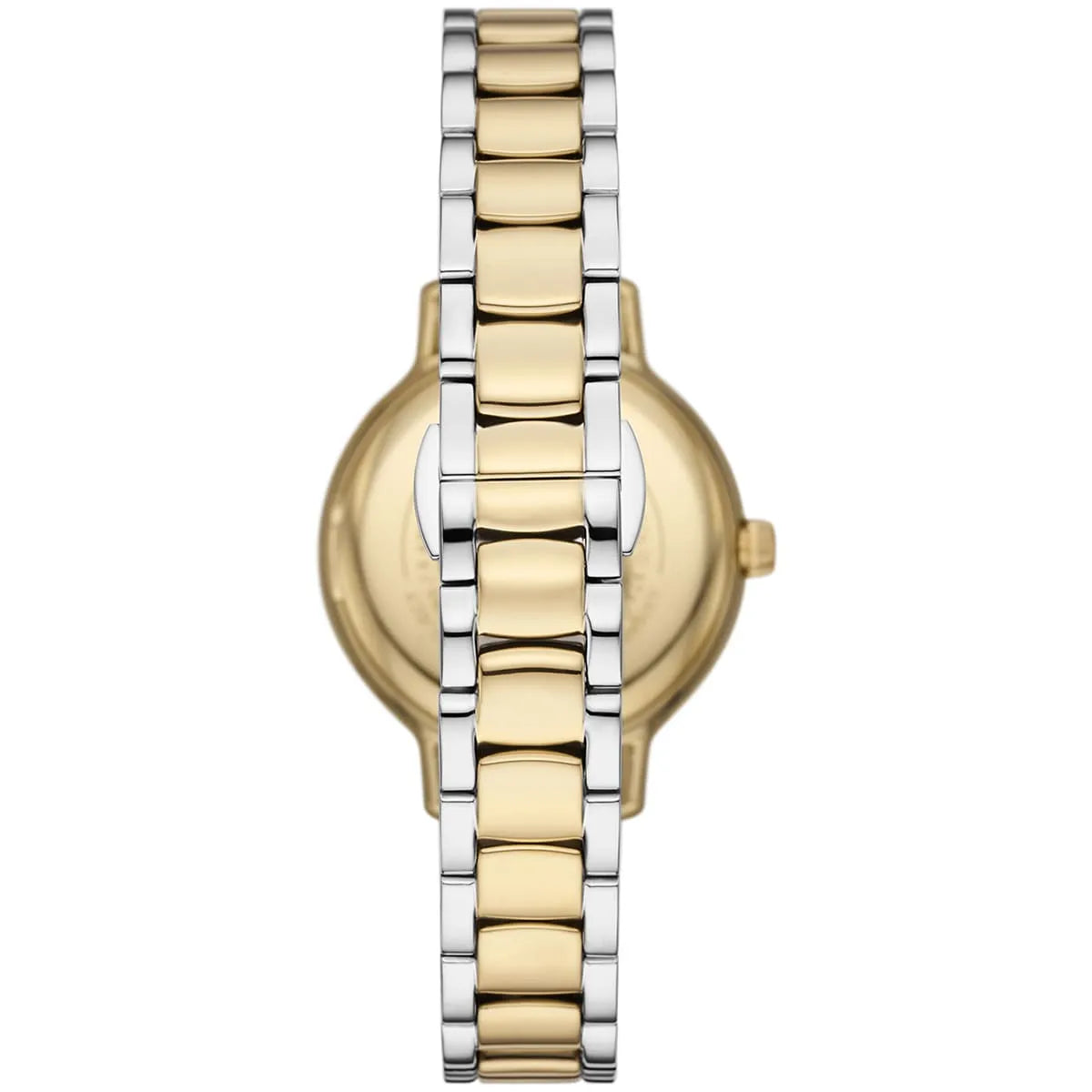 Emporio Armani Cleo Blue Dial Two Tone Steel Strap Watch for Women - AR11576