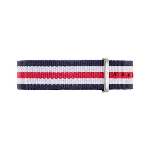 Daniel Wellington Classic Canterbury White Dial Two Tone NATO Strap Watch For Women - DW00100051
