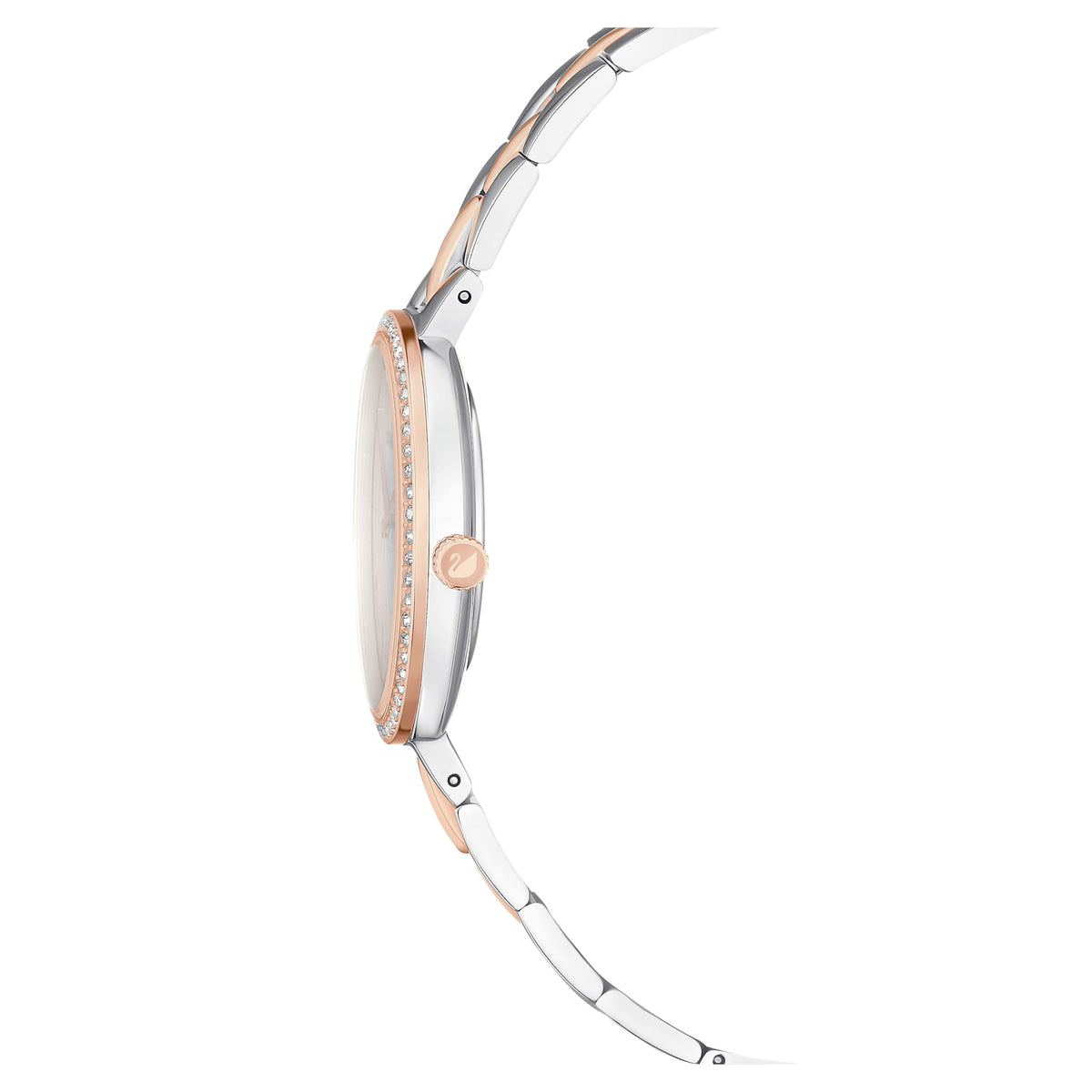 Swarovski Cosmopolitan Crystals Silver Dial Two Tone Steel Strap Watch for Women - 5644081