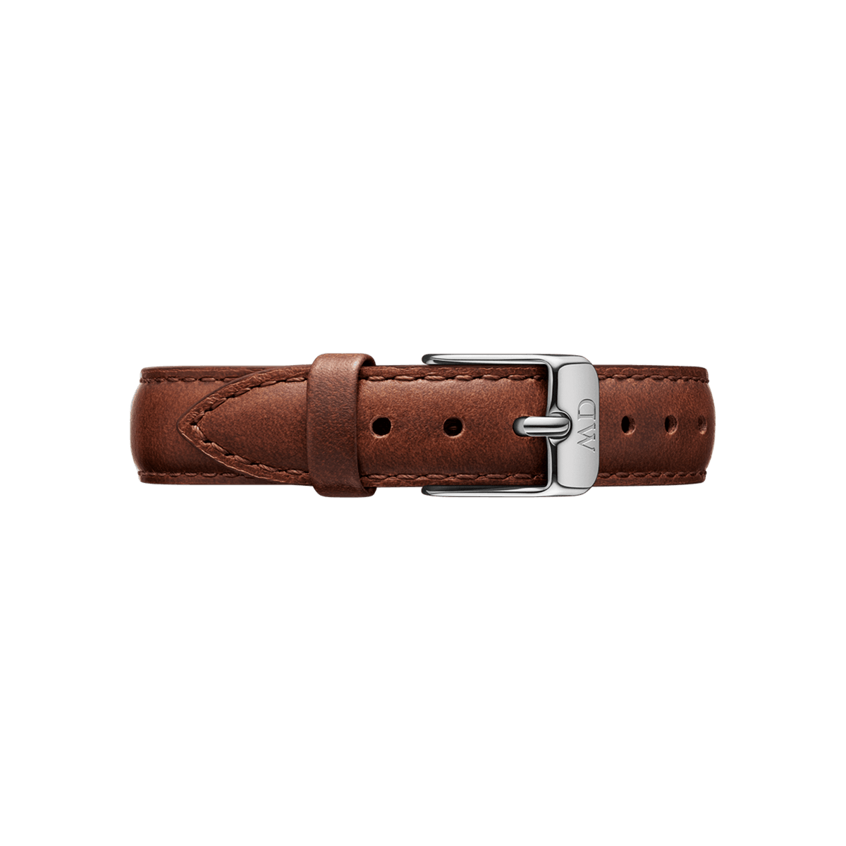 Daniel Wellington Classic Petite White Dial Brown Leather Strap Watch For Women - DW00100239