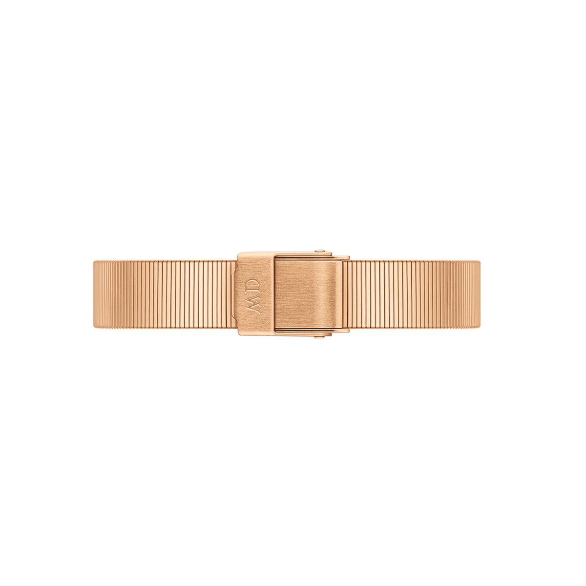 Daniel Wellington Quadro Studio White Dial Rose Gold Mesh Strap Watch For Women - DW00100517