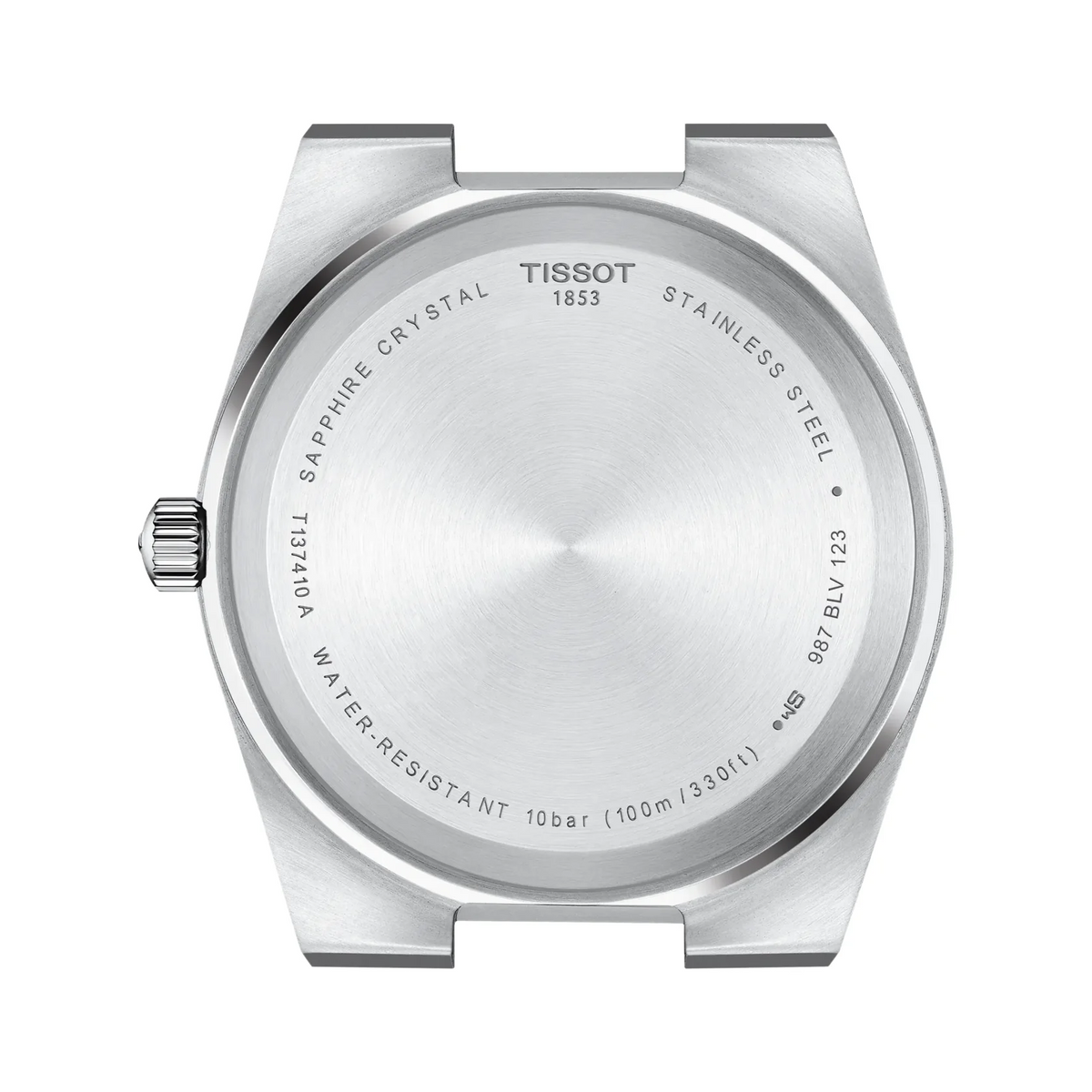 Tissot PRX Quartz Red Dial Silver Steel Strap Watch for Men - T137.410.11.421.00