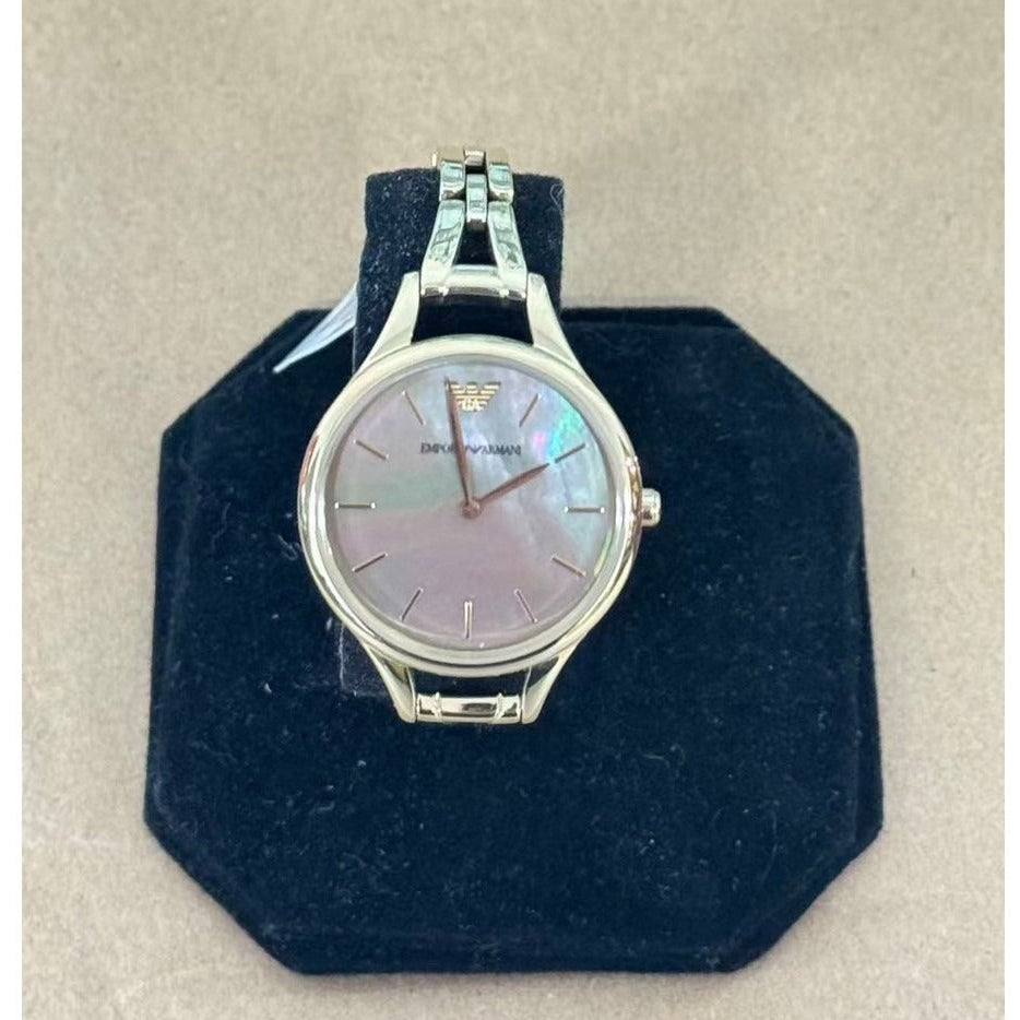 Emporio Armani Aurora Multitone Dial Gold Steel Strap Watch for Women - AR11140