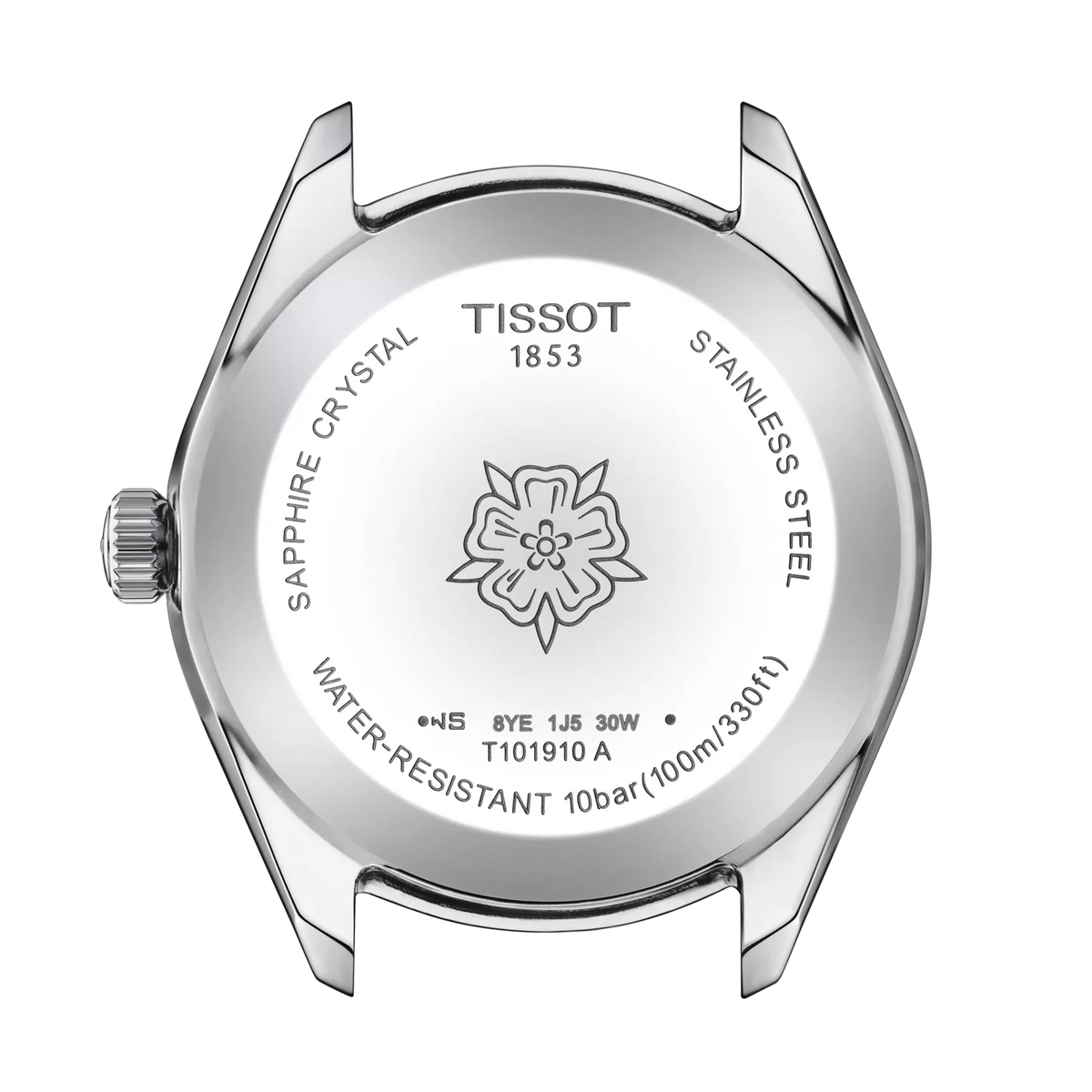 Tissot PR 100 Sport Chic Lady Blue Dial Silver Steel Strap Watch for Women - T101.910.11.351.00