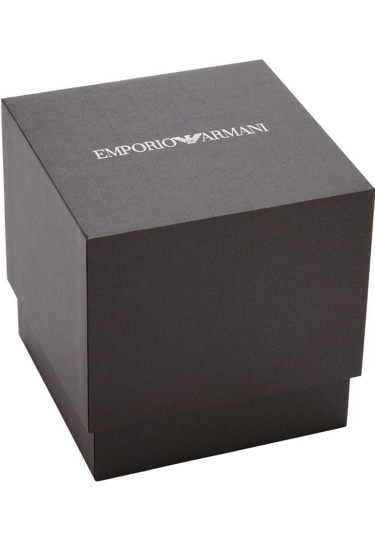 Emporio Armani Federica Pink Dial Silver Steel Strap Watch for Women - AR11658