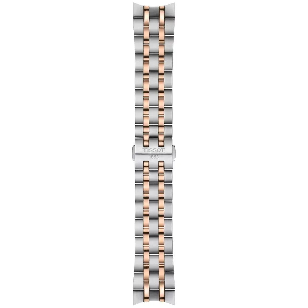 Tissot T Classic Dream Quartz White Dial Two Tone Steel Strap Watch for Men - T129.410.22.013.00
