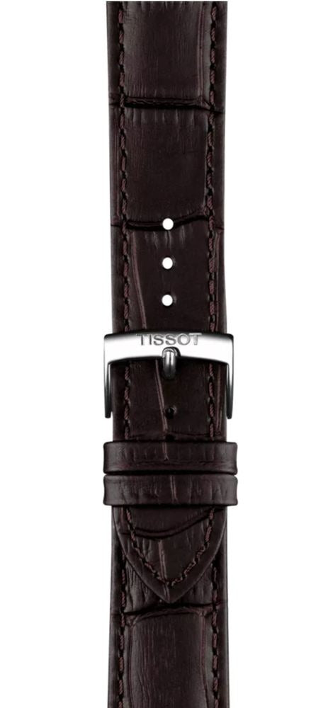 Tissot PR 100 Quartz Silver Dial Black Leather Strap Watch for Men - T150.410.16.031.00