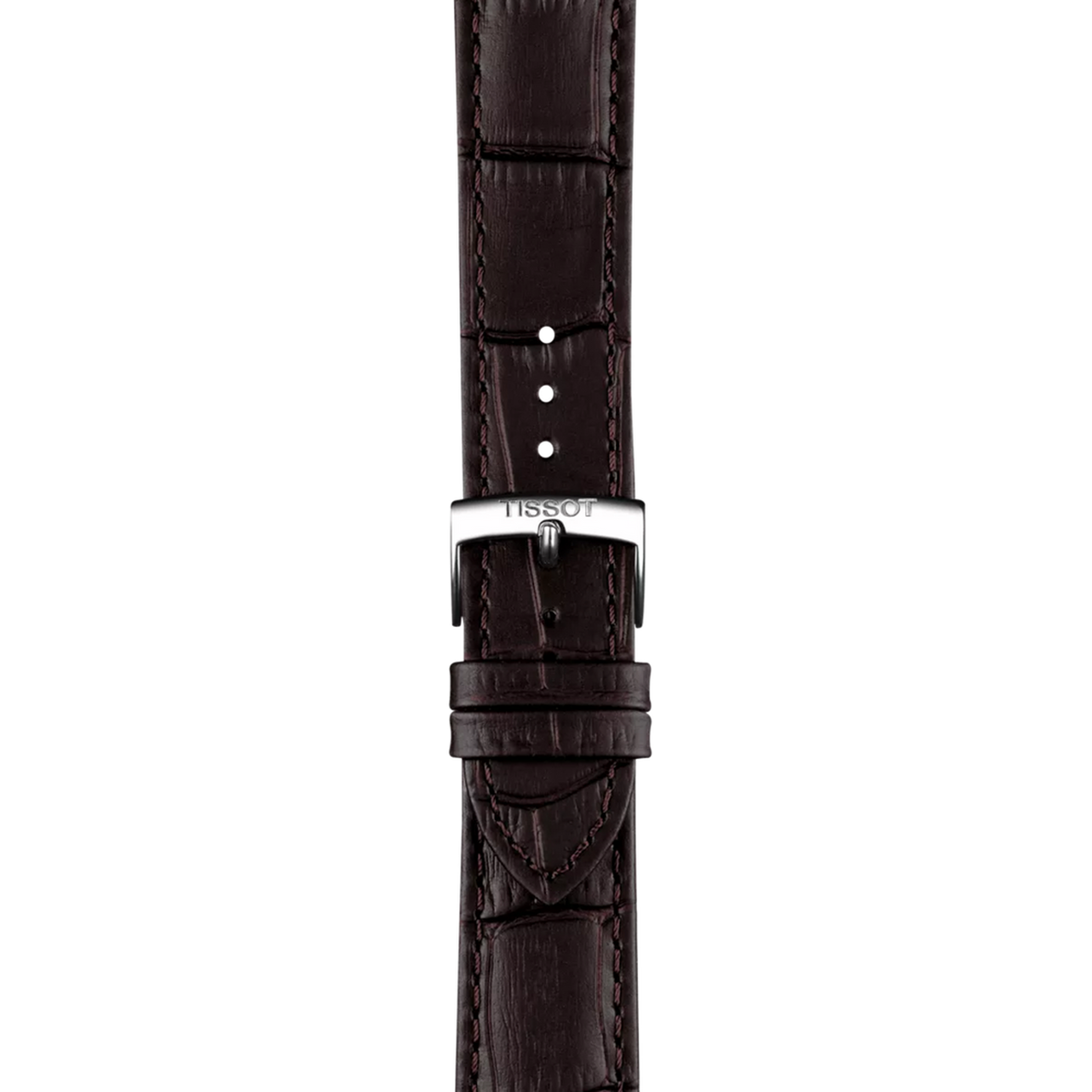Tissot PR 100 Quartz Silver Dial Black Leather Strap Watch for Men - T150.410.16.031.00