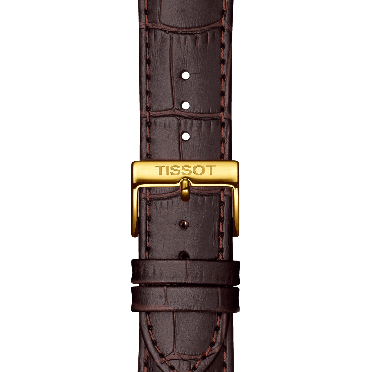 Tissot Classic Dream Ivory Dial Brown Leather Strap Watch for Men - T129.410.26.263.00