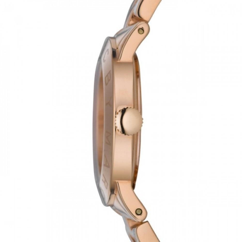 Marc Jacobs Amy Brown Dial Brown Steel Strap Watch for Women - MBM3119