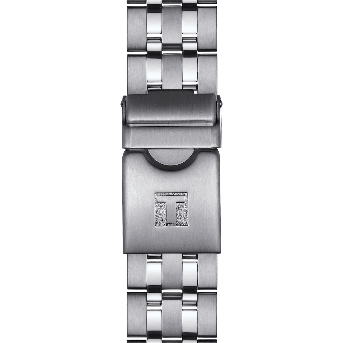 Tissot PRC 200 Chronograph Black Dial Silver Steel Strap Watch For Men - T055.417.11.057.00