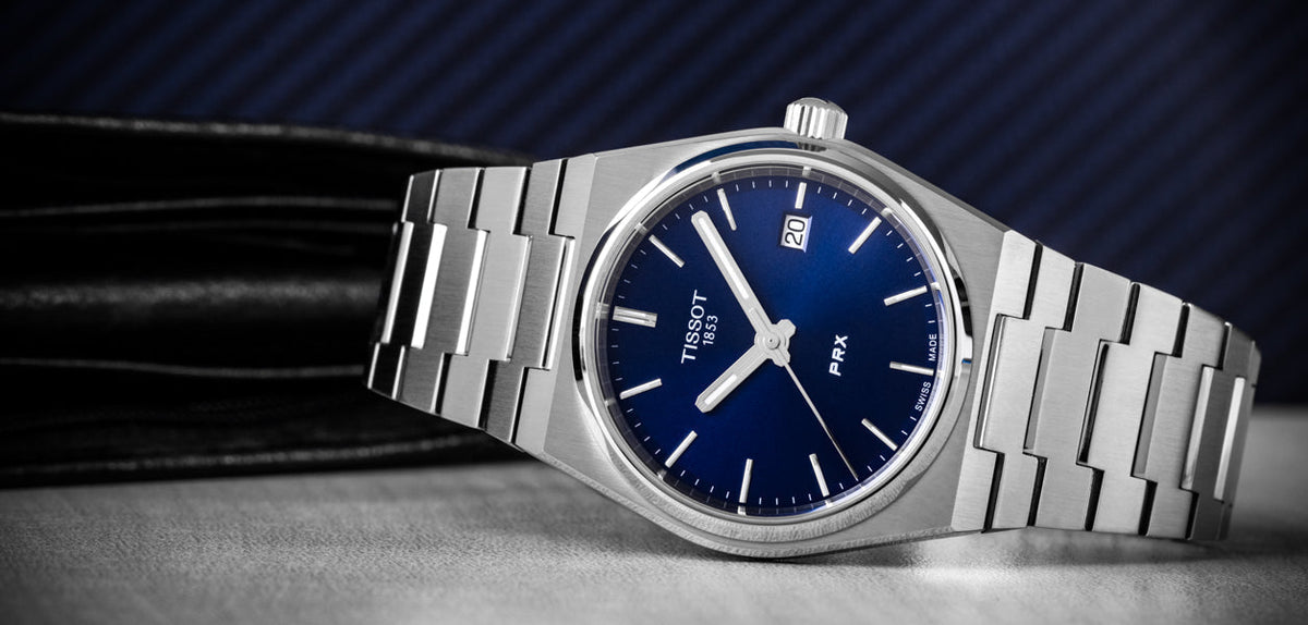 Tissot PRX Blue Dial Silver Steel Strap Watch For Women - T137.210.11.041.00