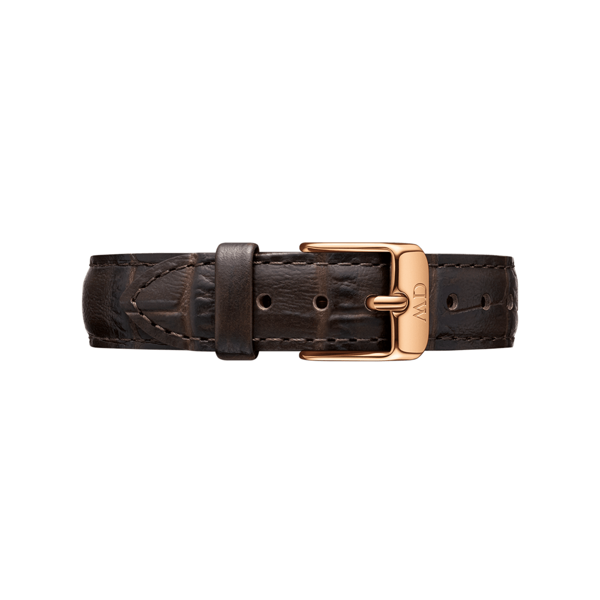 Daniel Wellington Classic Petite York White Dial Brown Leather Strap Watch For Women - DW00100232
