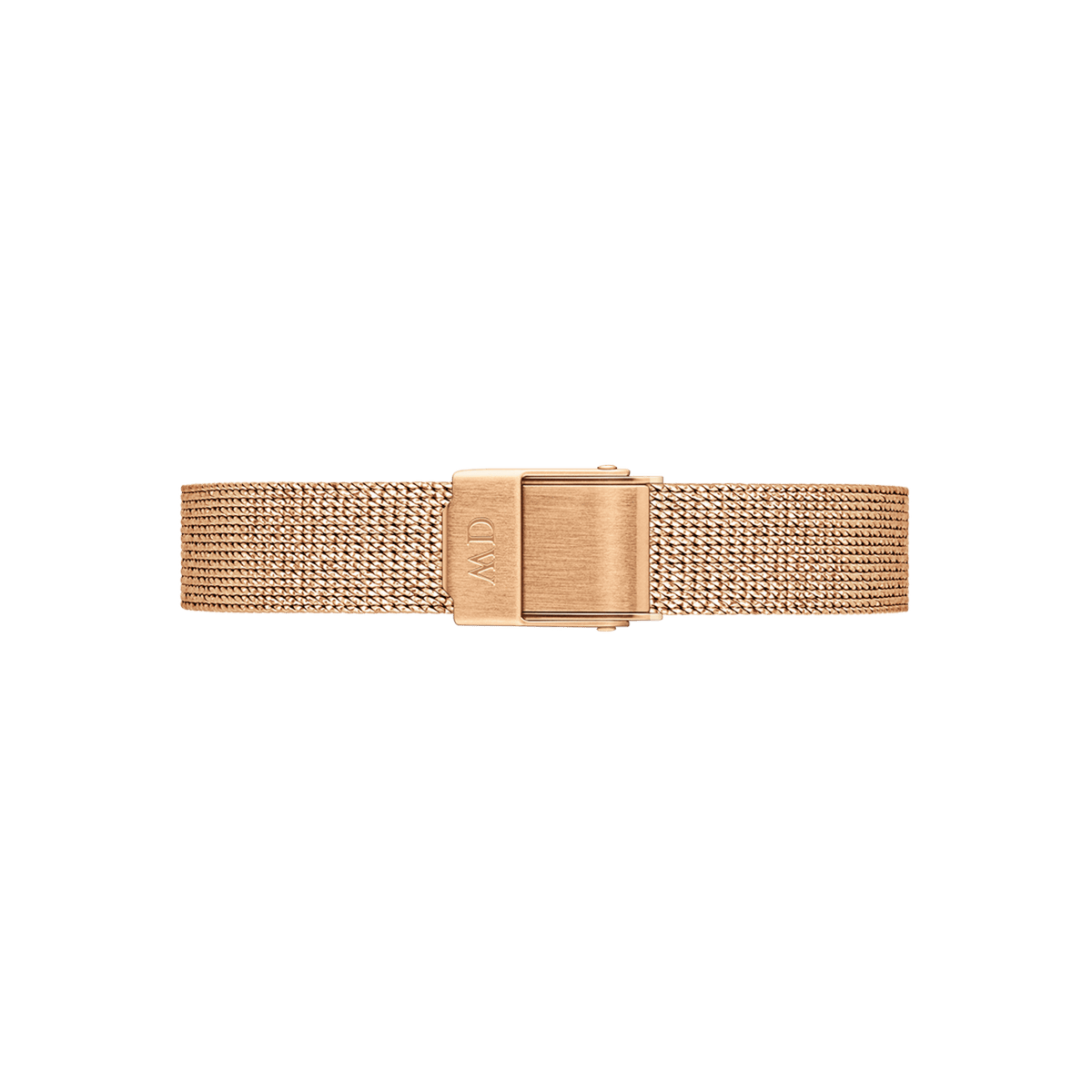 Daniel Wellington Quadro Melrose White Dial Gold Mesh Strap Watch For Women - DW00100431